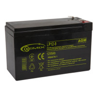 Акумулятор GEMIX LP12-9.0 (LP1290) 12V 9Ah AGM