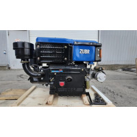 Дизельний двигун Zubr R195NM, 12 к.с., водяне охолодження, електростартер, на мототрактор