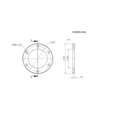 Дистанційне кільце (втулка h=10мм) для роторної ROLMUS 5036/00-004 косарки - Wirax