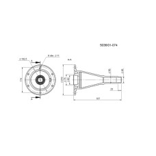 Конус (стакан) ротора ROLMUS 8245-036-010-747 косарки - Wirax