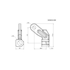 Кована головка KOWALSKI 82501-020-083 підвіски роторної косарки - Wirax