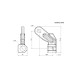 Кована головка ROLMUS 82501-020-083 підвіски роторної косарки - Wirax