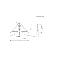 Тримач ножа ROLMUS 407005001802 косарки - Wirax