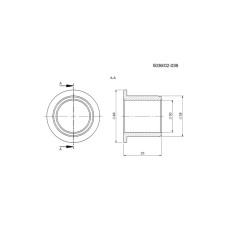 Втулка 30x38x35 латунь ROLMUS 5036/02-038 косарки - Wirax
