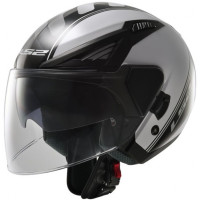 Відкритий шолом LS2 OF586 Bishop Atom White Black