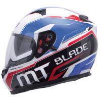 MT Helmets BLADE SV SUPER R white / blue / red MT Helmets BLADE SV SUPER R white / blue / red